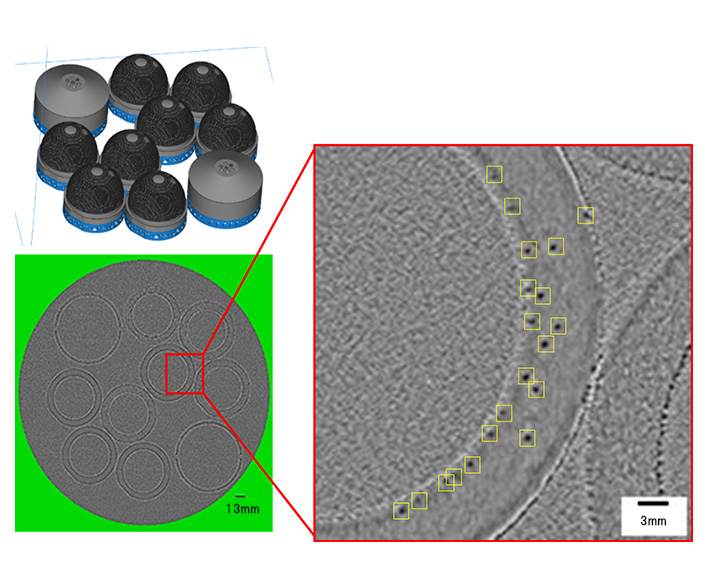 Defect detection during the process
