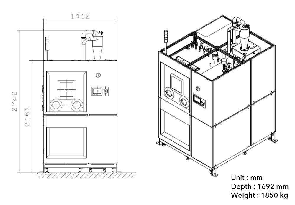 AM-22010PRS Metal Powder Recovery System
